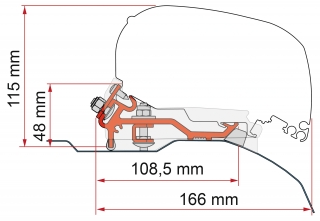 Kit Ducato Low Profile H2 - L4 silber